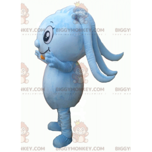 Costume da mascotte BIGGYMONKEY™ da uomo blu con dreadlocks e