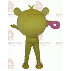Alien Big Giant Yellow Eye BIGGYMONKEY™ Mascot Costume –