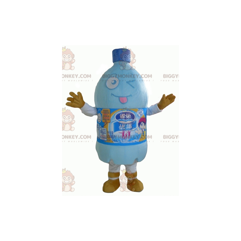 Vandflaske Plastflaske BIGGYMONKEY™ maskotkostume -