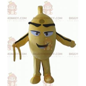 Costume de mascotte BIGGYMONKEY™ d'oiseau de bonhomme jaune et