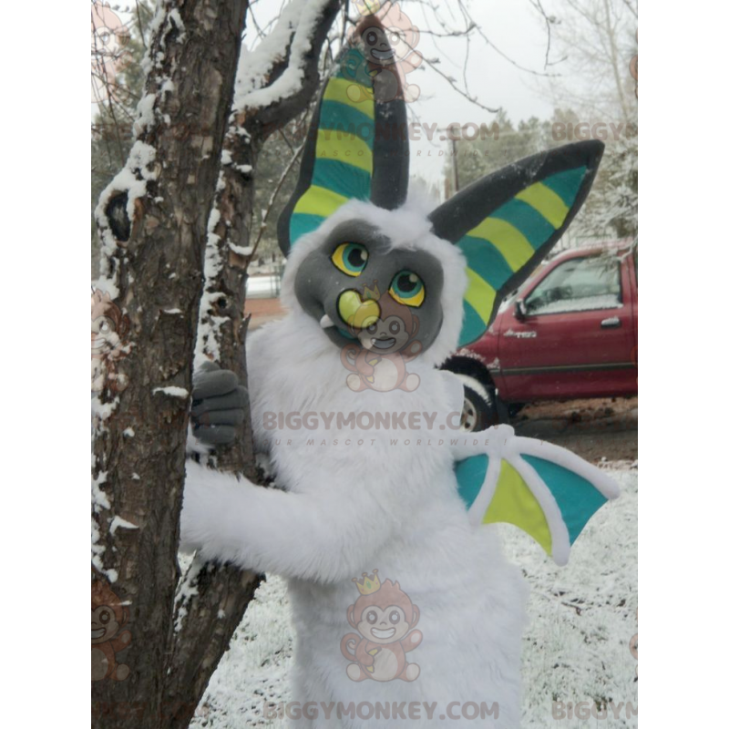 Yellow bird mascot, all hairy, giant bird costume Sizes L (175-180CM)