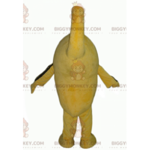 Costume de mascotte BIGGYMONKEY™ d'oiseau de bonhomme jaune et