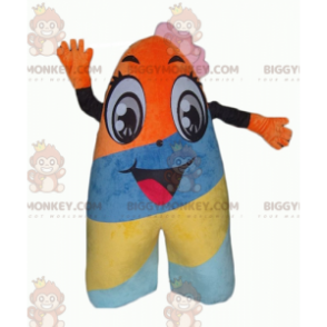 Riesiger bunter Buchstabe A BIGGYMONKEY™ Maskottchen-Kostüm -