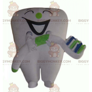 Traje de mascote gigante de dente branco BIGGYMONKEY™ com