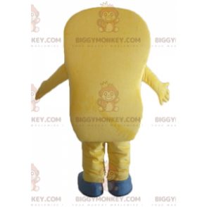 Costume da mascotte BIGGYMONKEY™ con telefono cellulare giallo