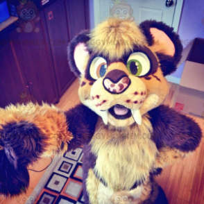 Baby Tiger All Furry BIGGYMONKEY™ Mascottekostuum -