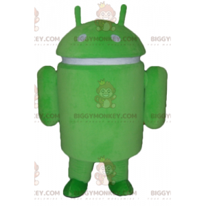 Traje de mascote Bugdroid famoso logotipo BIGGYMONKEY™ para