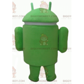 Costume de mascotte BIGGYMONKEY™ de Bugdroid logo des