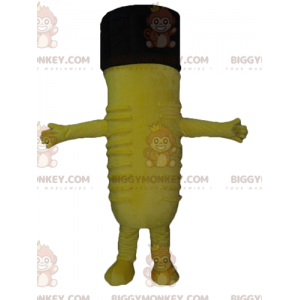 Κίτρινο και μαύρο κοστούμι μασκότ BIGGYMONKEY™ Giant Keyhole -