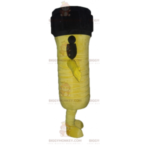 Traje de mascote gigante amarelo e preto BIGGYMONKEY™ –