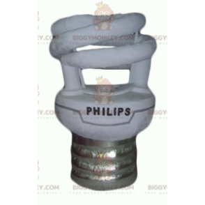 Philipsin jättiläinen valkoinen ja harmaa hehkulamppu
