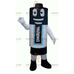 Black White Blue Giant Stack BIGGYMONKEY™ Mascot Costume -