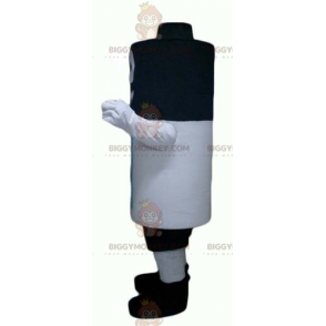 Black White Blue Giant Stack BIGGYMONKEY™ Mascot Costume -