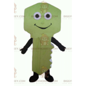 Costume de mascotte BIGGYMONKEY™ de clé jaune géante et