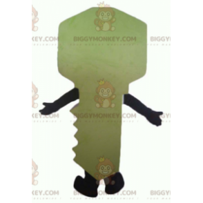 Leende jätte gul nyckel BIGGYMONKEY™ maskotdräkt - BiggyMonkey