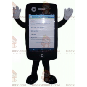 Costume de mascotte BIGGYMONKEY™ de téléphone portable tactile