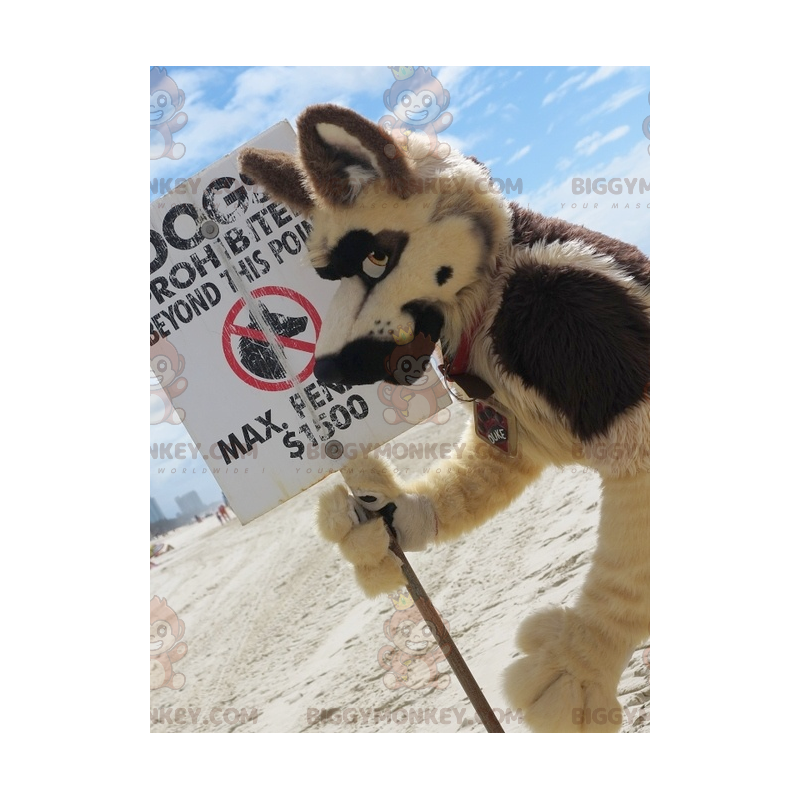 All Furry Wolf Dog BIGGYMONKEY™ maskotdräkt - BiggyMonkey maskot