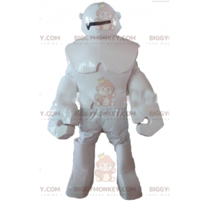 Kostým maskota Gorilla Giant White Character Robot BIGGYMONKEY™