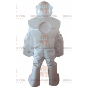 Costume mascotte BIGGYMONKEY™ del robot gigante bianco Gorilla