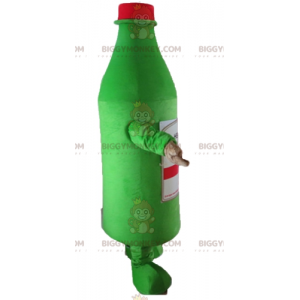 Riesige Cider-grüne Flasche BIGGYMONKEY™ Maskottchen-Kostüm -