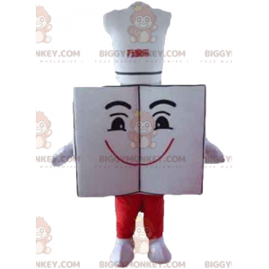 Giant Smiling Restaurant Menu Kostým maskota BIGGYMONKEY™ s