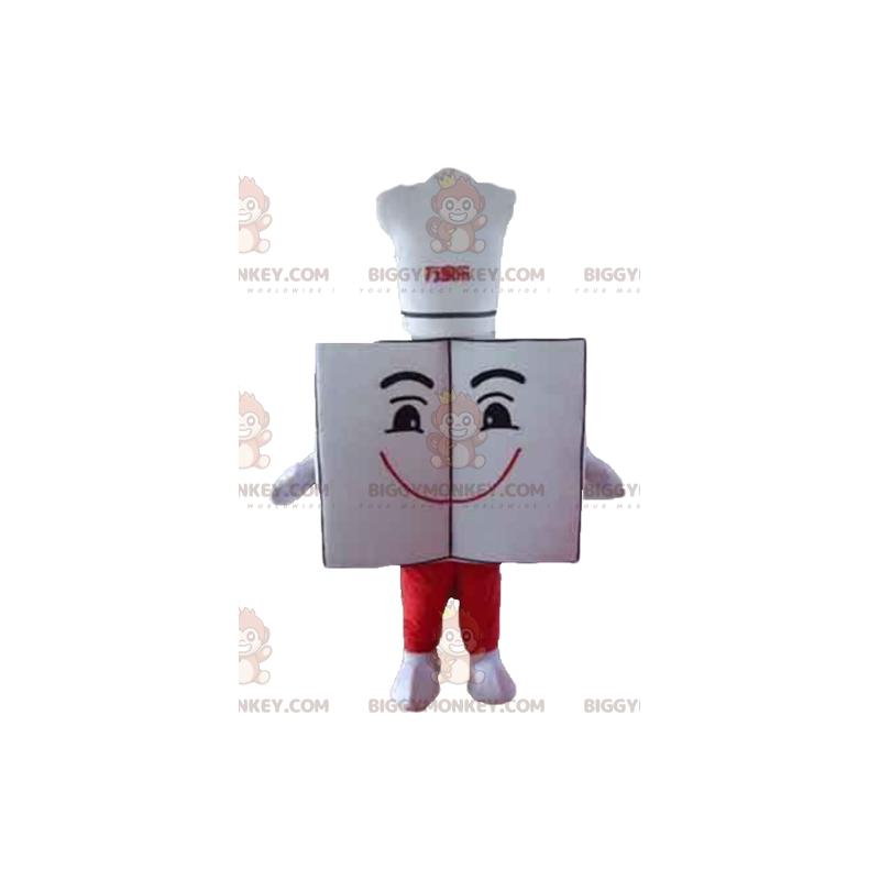 Giant Smiling Restaurant Menu BIGGYMONKEY™ Mascot Costume With