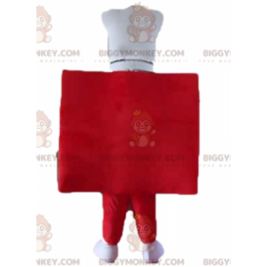 Giant Smiling Restaurant Menu BIGGYMONKEY™ Mascot Costume With