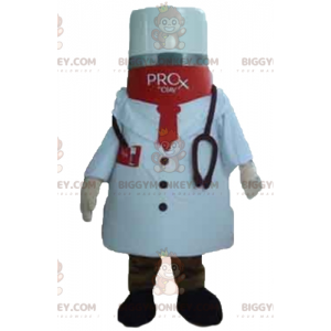 Medicijn BIGGYMONKEY™ mascottekostuum met doktersjas -