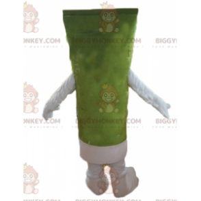 Green Giant Lotion Tandkräm Tube BIGGYMONKEY™ Mascot Costume -