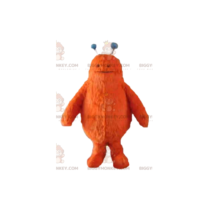 Fantasia de mascote de monstro laranja peludo fofo BIGGYMONKEY™
