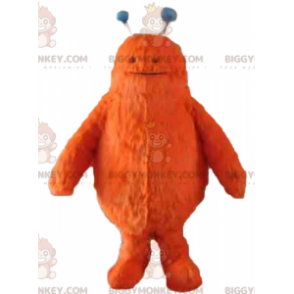 Simpatico costume da mascotte del mostro arancione peloso