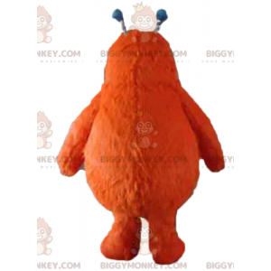Sødt lodnet orange monster BIGGYMONKEY™ maskotkostume -