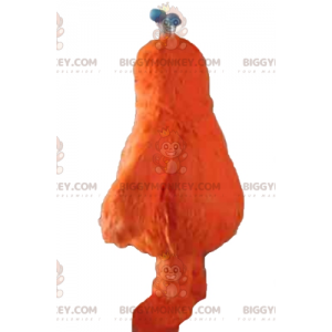 Costume de mascotte BIGGYMONKEY™ de monstre orange mignon et