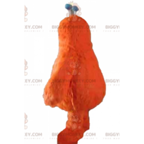 Sødt lodnet orange monster BIGGYMONKEY™ maskotkostume -