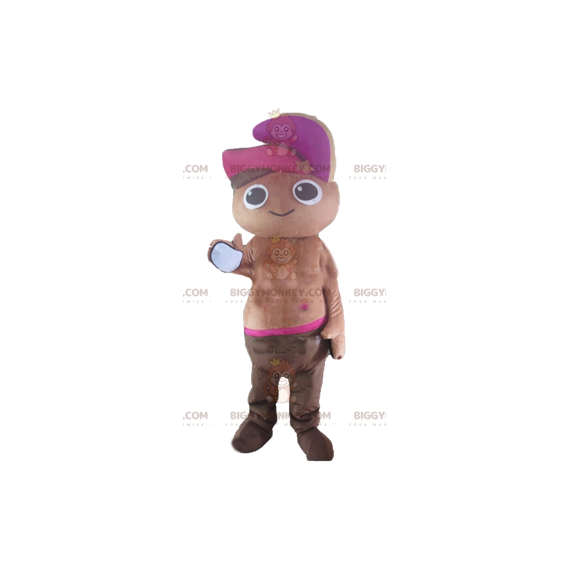 BIGGYMONKEY™ Costume da mascotte a torso nudo da Sultano