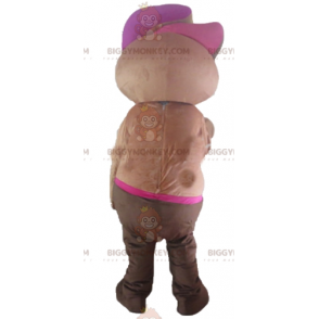 BIGGYMONKEY™ Costume da mascotte a torso nudo da Sultano