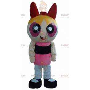 Das Powerpuff Girls Blonde Girl BIGGYMONKEY™ Maskottchenkostüm