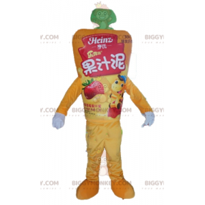 Giant Yellow Sauce Jar BIGGYMONKEY™ Mascot Costume –