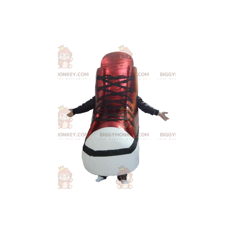 Obří červenobílé basketbalové boty Kostým maskota BIGGYMONKEY™
