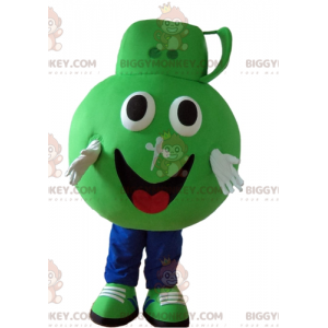 Costume de mascotte BIGGYMONKEY™ de produit ménager vert Dettol