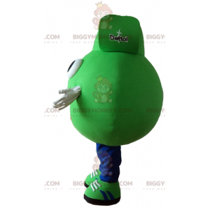 Costume de mascotte BIGGYMONKEY™ de produit ménager vert Dettol