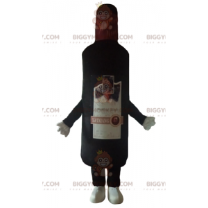 Costume de mascotte BIGGYMONKEY™ de bouteille de vin de liqueur