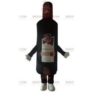 Traje de mascote de garrafa de vinho de licor gigante