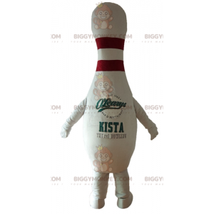 Costume da mascotte gigante bianco e rosso Skittle BIGGYMONKEY™