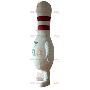 Kostium maskotki BIGGYMONKEY™ gigantyczny biało-czerwony