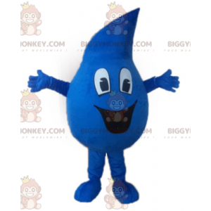 Jätteblå vattendroppe BIGGYMONKEY™ maskotdräkt - BiggyMonkey