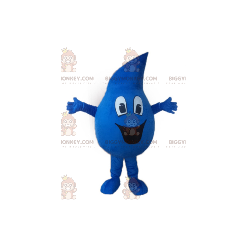 Kostium maskotka gigantyczna niebieska kropla wody BIGGYMONKEY™