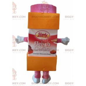 Costume de mascotte BIGGYMONKEY™ de pot de sucre de sucre glace