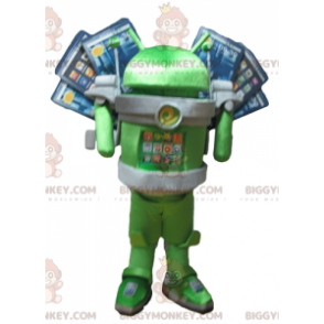 Bugdroid berühmtes Logo BIGGYMONKEY™ Maskottchen-Kostüm für