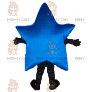 Πολύ όμορφη στολή μασκότ Giant Blue Star BIGGYMONKEY™ -